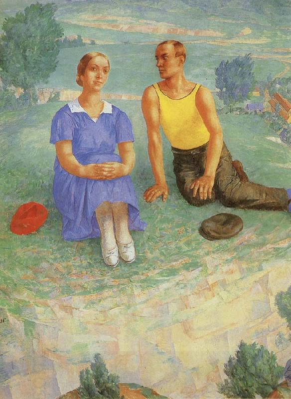 Kuzma Petrov-Vodkin Spring oil painting picture